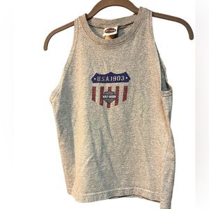 Harley Davidson Grey USA 1903 Razor Cut Top